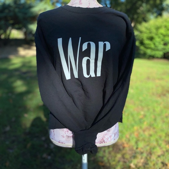 Miguel War & Leisure Album Pullover Black Distressed - Picture 10 of 14